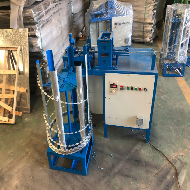 Fully Automatic High-Speed Razor Wire Making Machine /Razor Barbed Wire Making Machine /steel Razor Blade Barbed Wire Making Machine - 图片 6